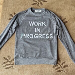 Bow & Drape Gray Crew Neck Sweater